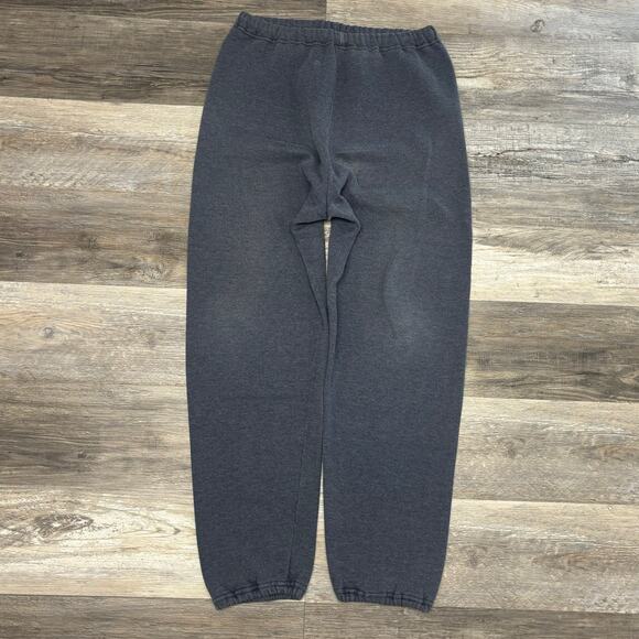 Vintage Russell Athletic Navy Blue‎ Mens L Blank Fleece Jogger Sweatpants Y2K - Picture 1 of 11